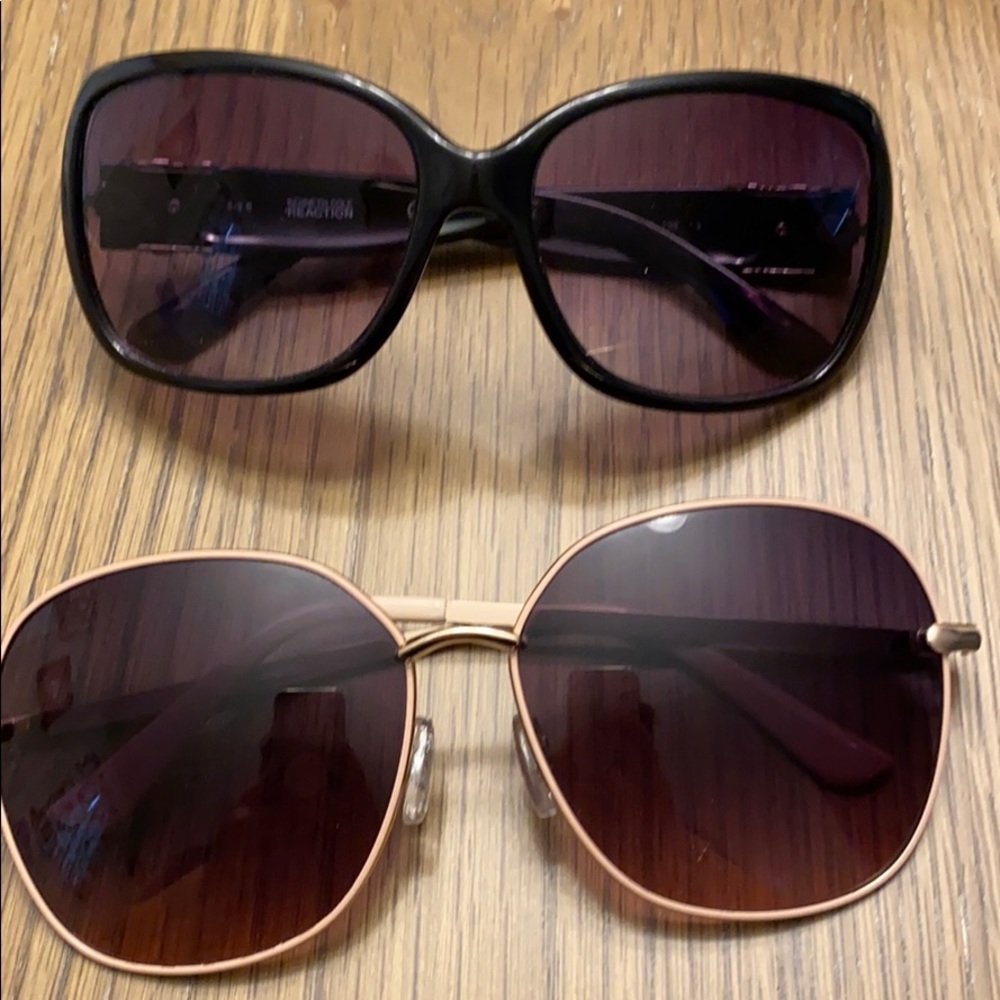2 pair sunglasses